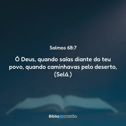 Salmos 68:7