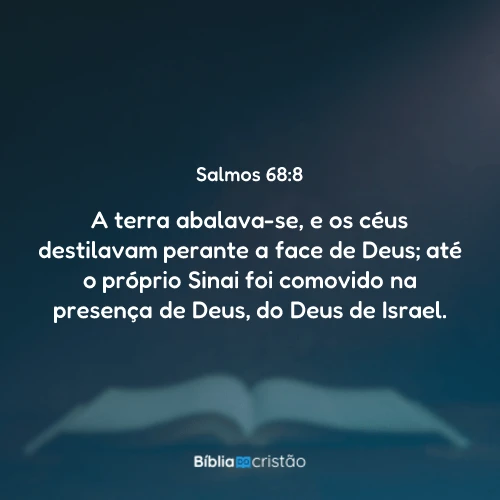 Salmos 68:8