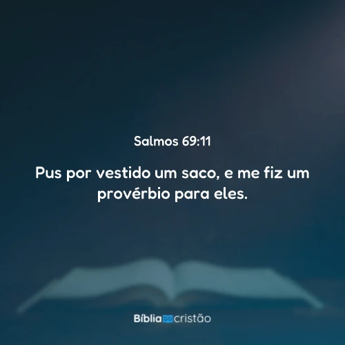 Salmos 69:11