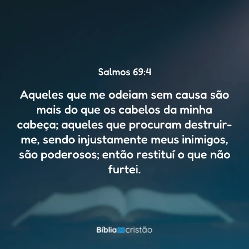 Salmos 69:4