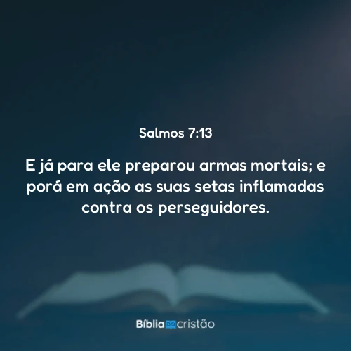 Salmos 7:13