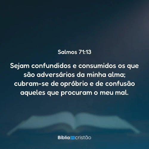 Salmos 71:13