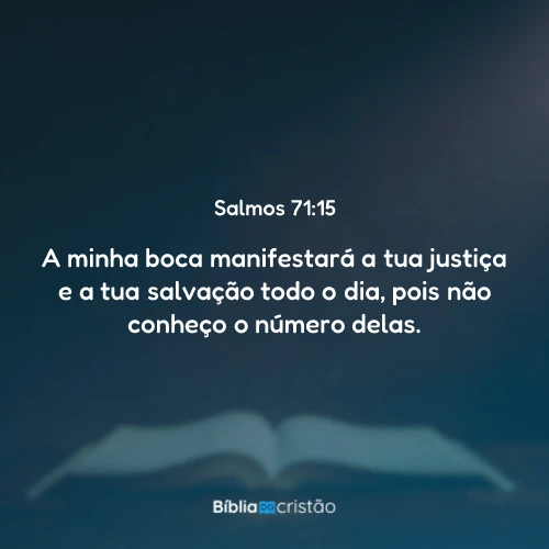 Salmos 71:15