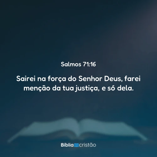 Salmos 71:16