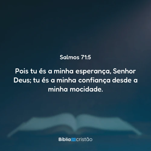 Salmos 71:5