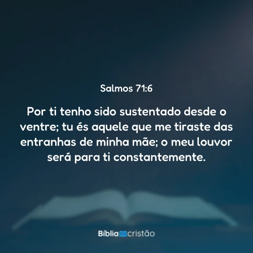 Salmos 71:6