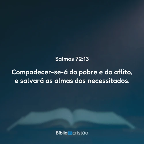 Salmos 72:13