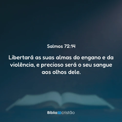 Salmos 72:14