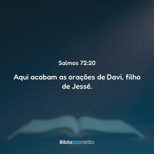 Salmos 72:20