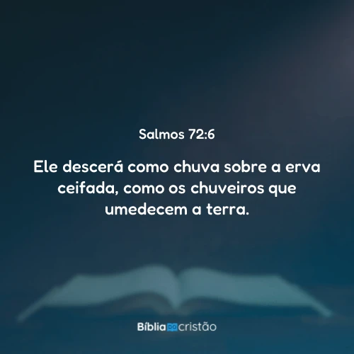 Salmos 72:6