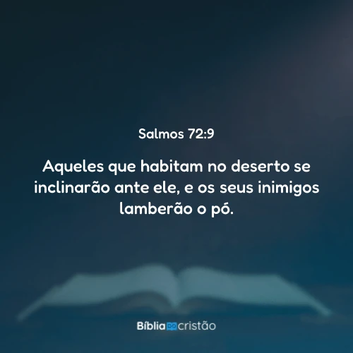 Salmos 72:9