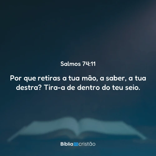 Salmos 74:11