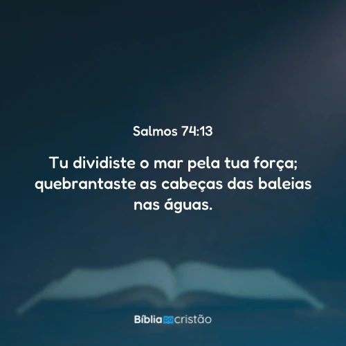 Salmos 74:13