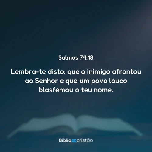 Salmos 74:18