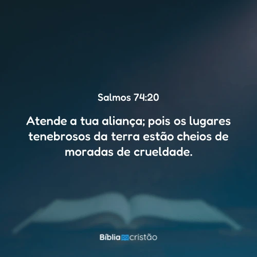 Salmos 74:20