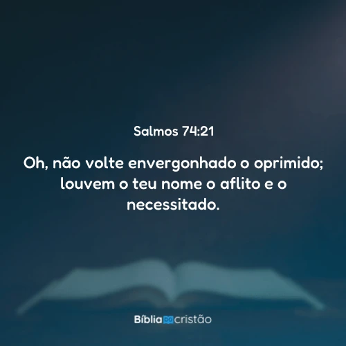 Salmos 74:21