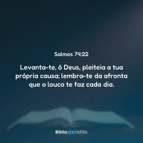 Salmos 74:22