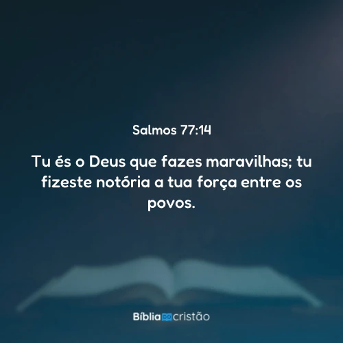 Salmos 77:14