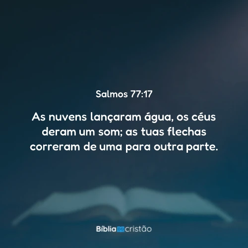 Salmos 77:17