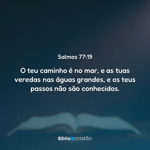 Salmos 77:19
