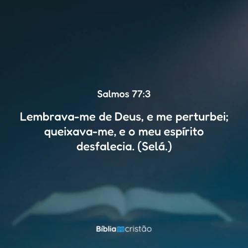 Salmos 77:3