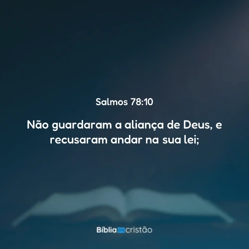 Salmos 78:10