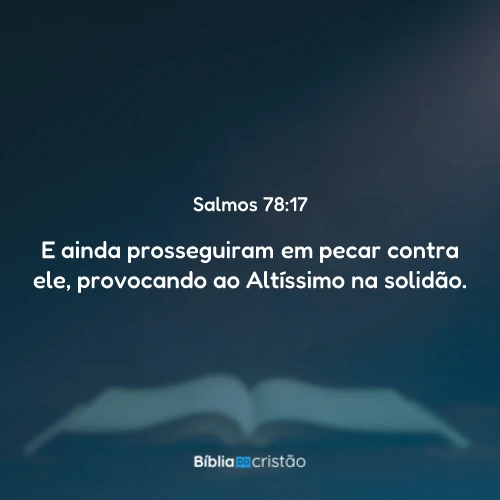 Salmos 78:17