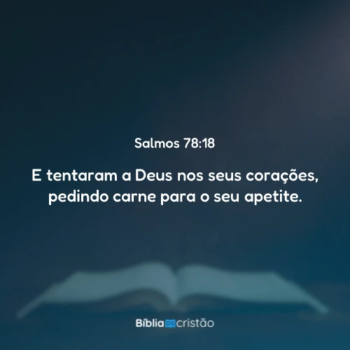 Salmos 78:18
