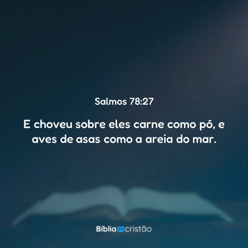 Salmos 78:27