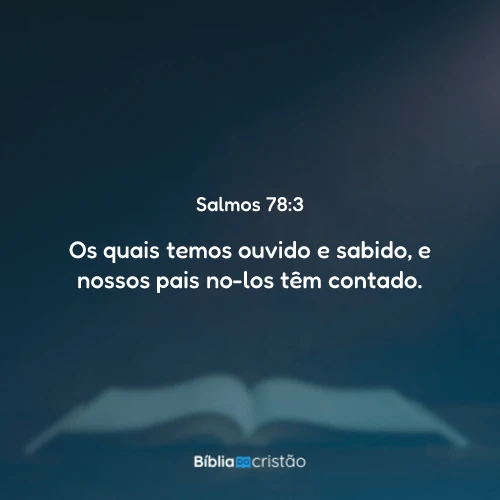 Salmos 78:3