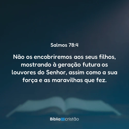 Salmos 78:4