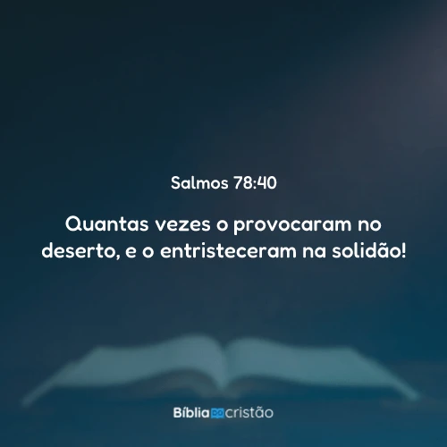 Salmos 78:40