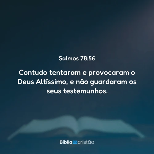 Salmos 78:56