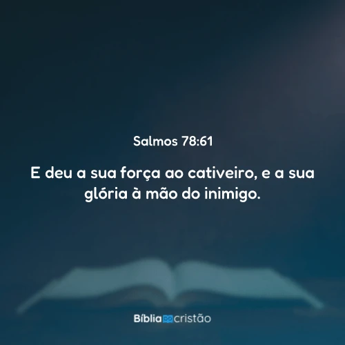 Salmos 78:61