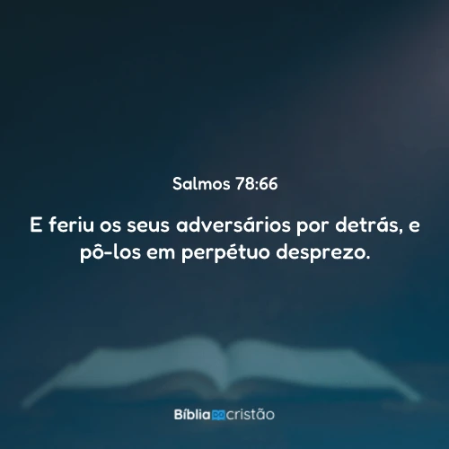 Salmos 78:66