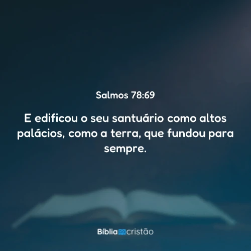 Salmos 78:69
