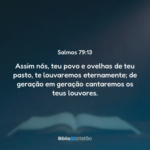 Salmos 79:13