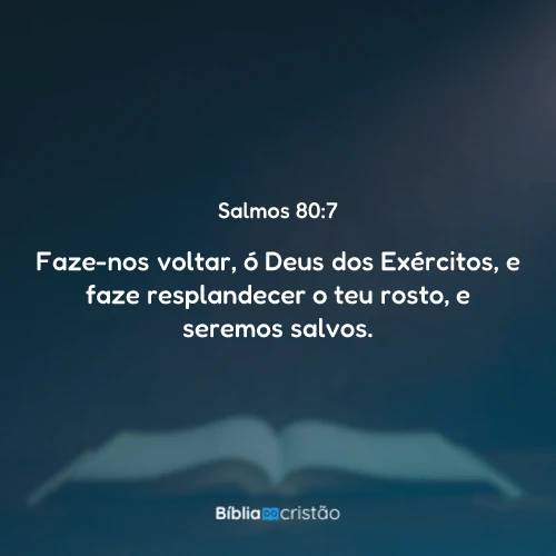 Salmos 80:7