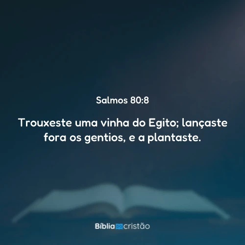 Salmos 80:8