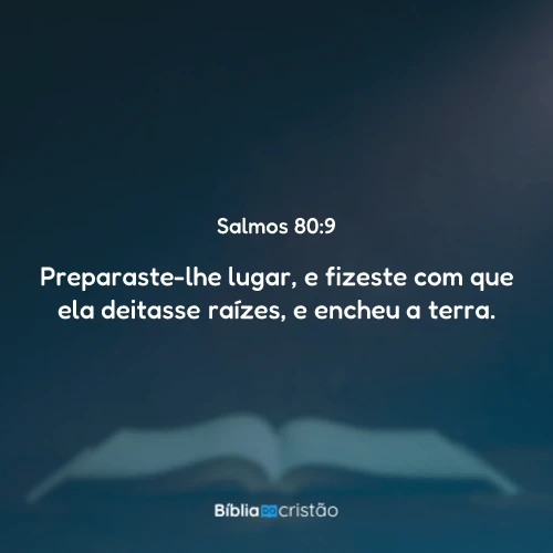 Salmos 80:9