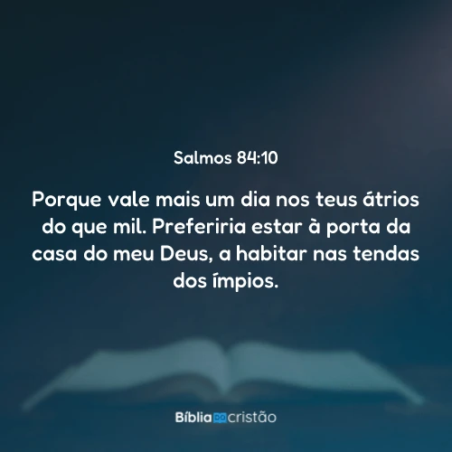 Salmos 84:10