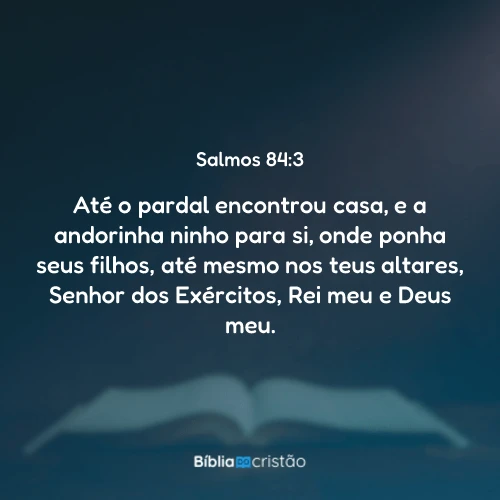 Salmos 84:3