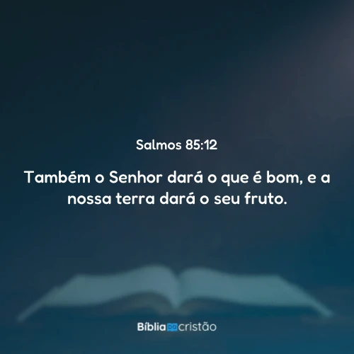 Salmos 85:12