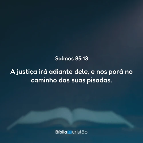 Salmos 85:13