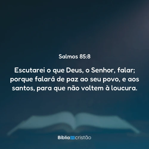 Salmos 85:8