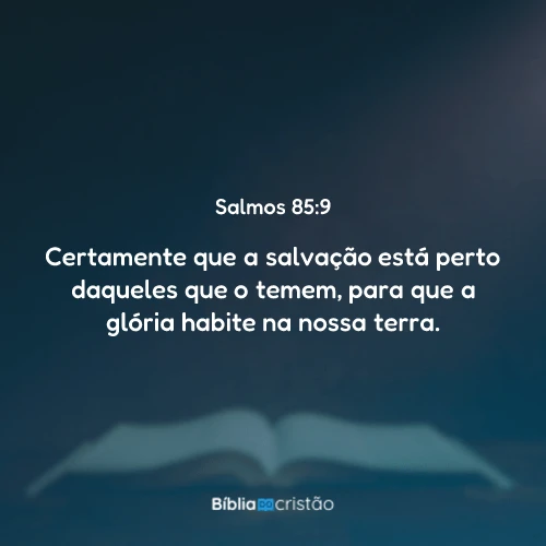 Salmos 85:9