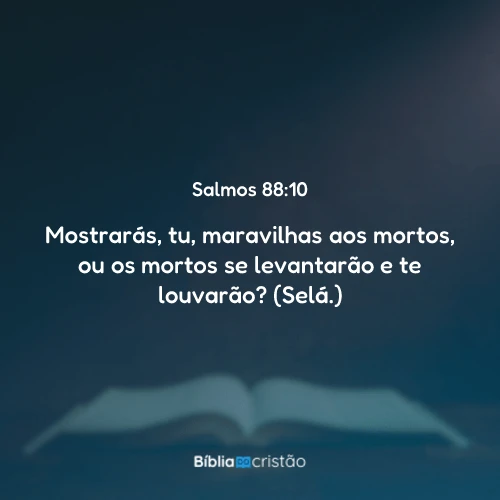 Salmos 88:10