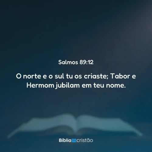 Salmos 89:12
