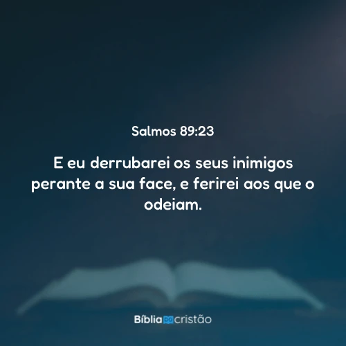 Salmos 89:23