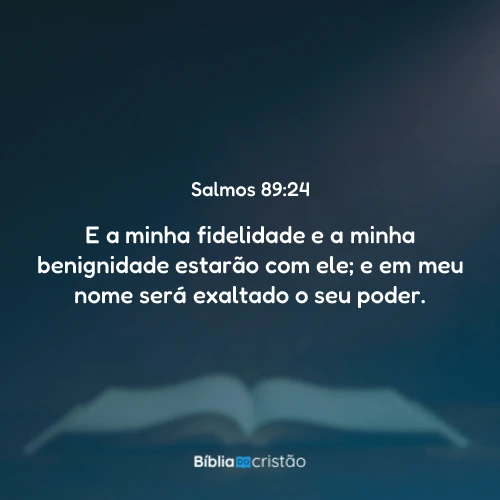 Salmos 89:24